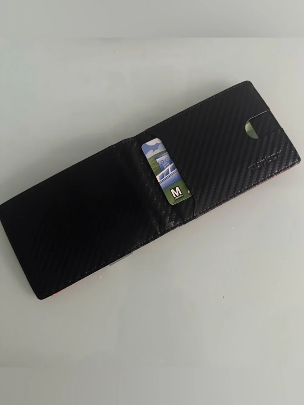 BLACK Minimalistic Bi-Fold Wallet